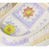 HEYDUDE Women's Wendy Cottage Crochet Egret/Lavender/Multi 8 Medium