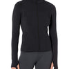Yummie Women's Mesh Panel Active Irena Jacket, Black, Small