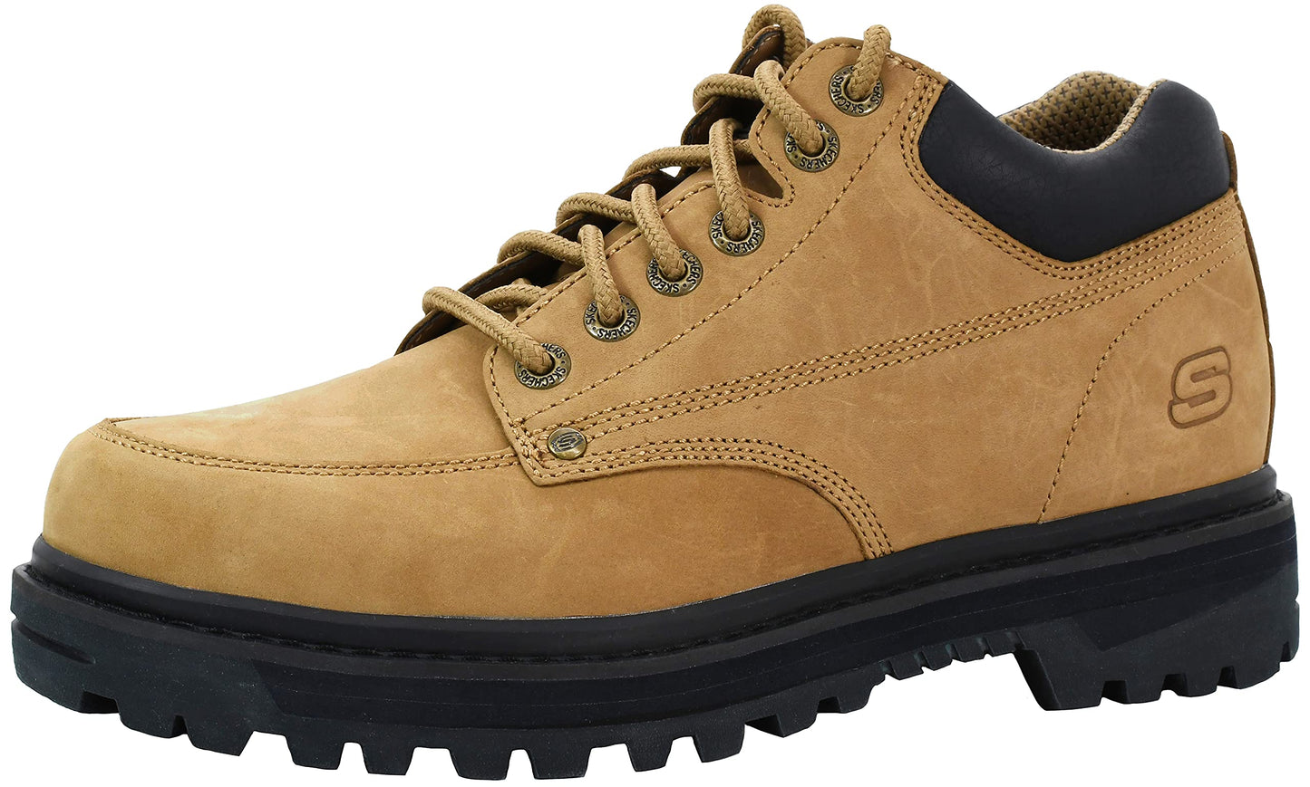 Skechers Men's Mariner Utility Boot, Dark Taupe, 8 M US
