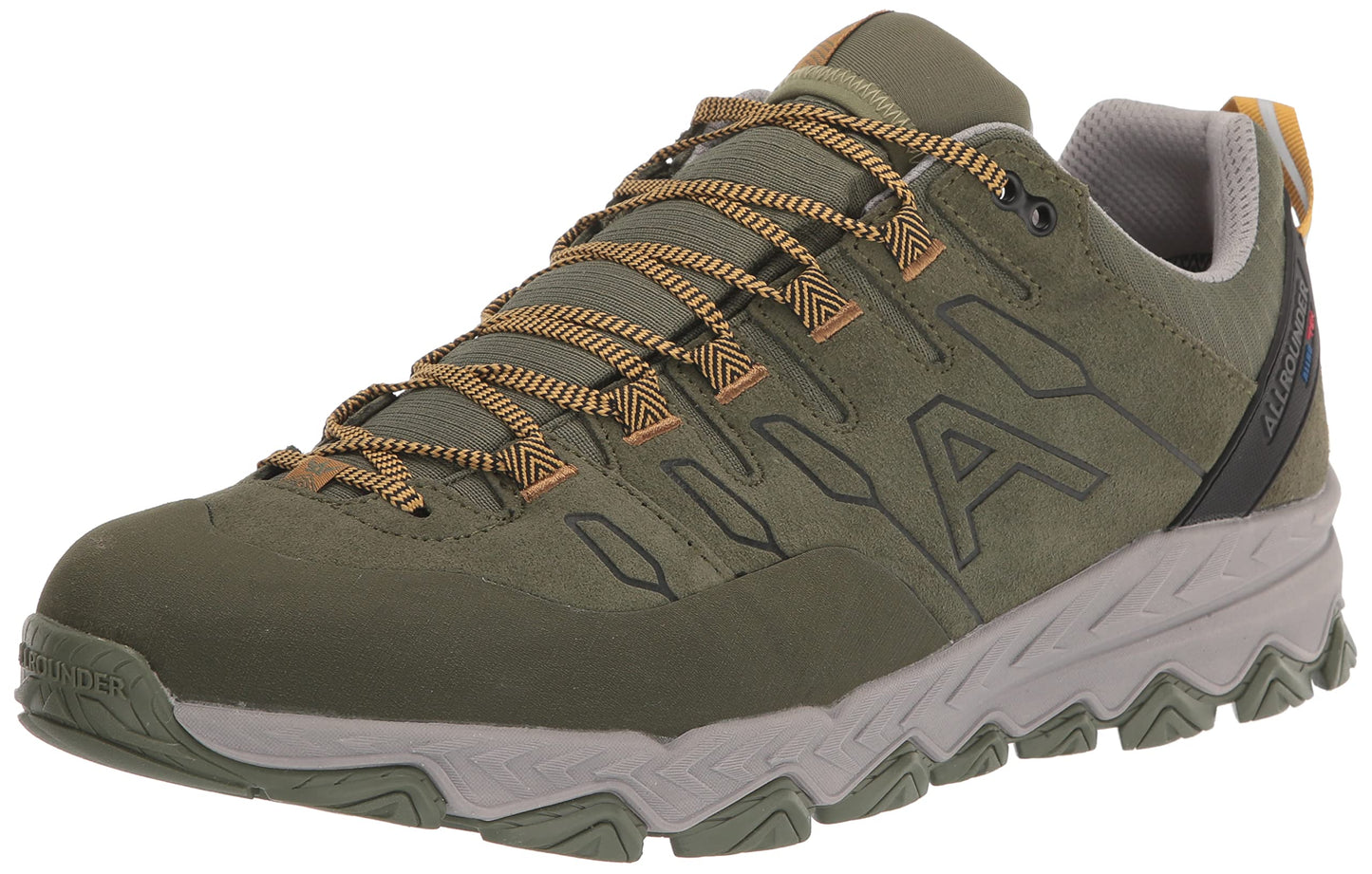 Allrounder Men's Canyon Tex Sneaker, Khaki, 10