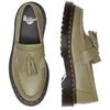 Dr. Martens Adrian - Sandals for Women - Leather Upper - PVC and EVA Midsole - PVC Outsole - EVA Foam Footbed Muted Olive UK 3 (US Women's 5) M