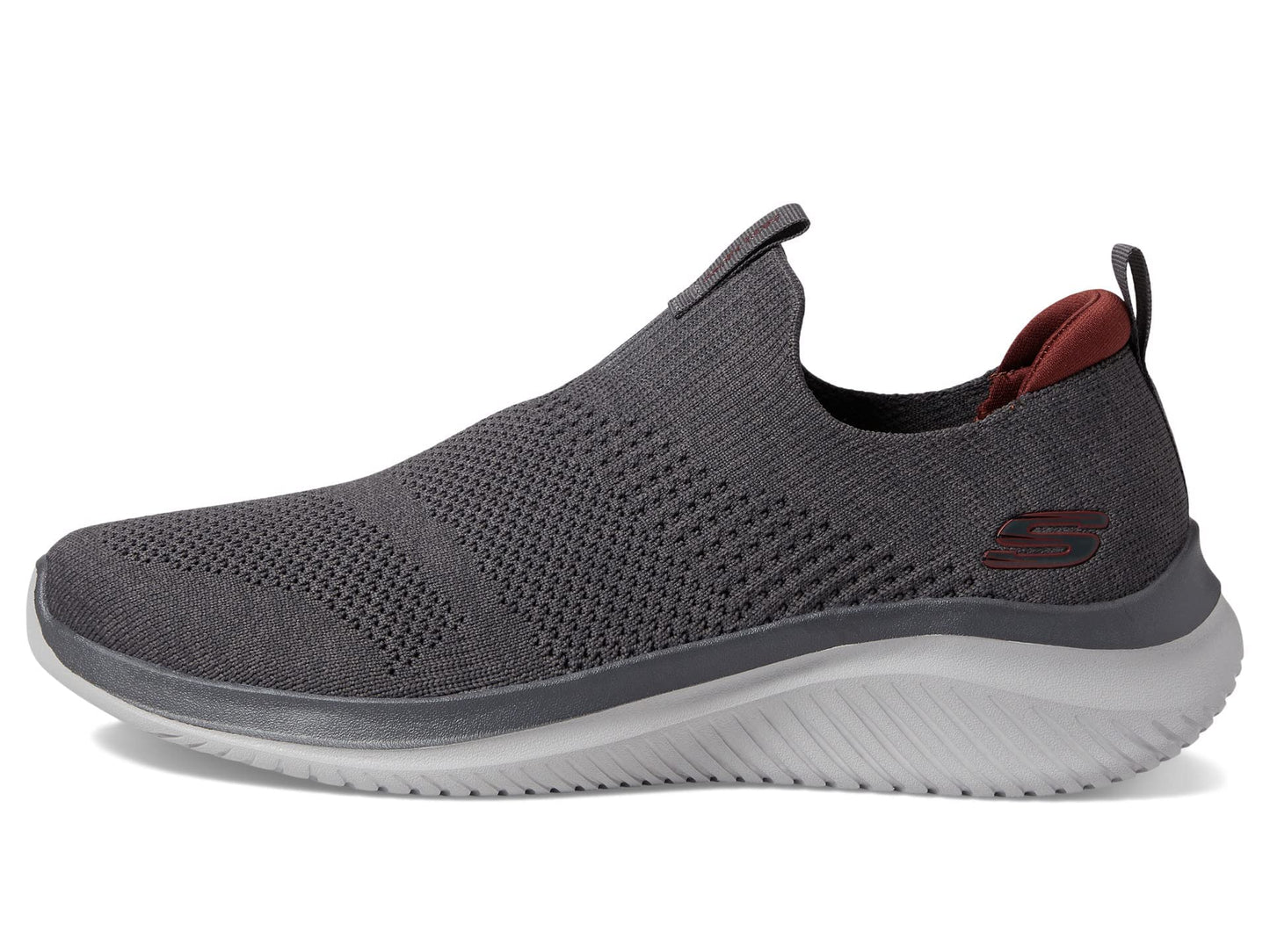Skechers Ultra Flex 3.0 Demchek Charcoal/Red 10 D (M)