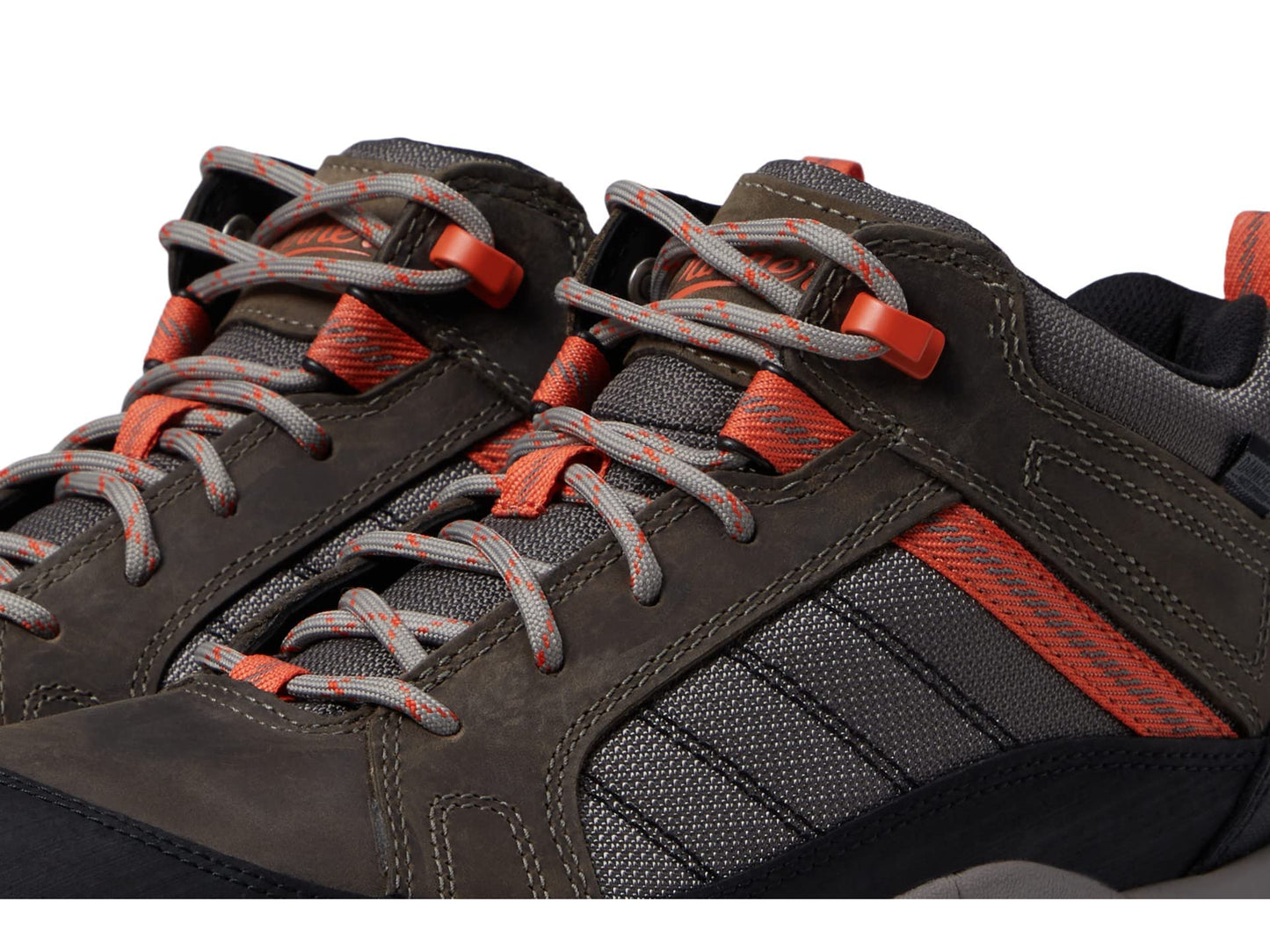 Danner Women's Riverside 4.5" Waterproof Steel Toe Work Boot, Gray/Orange - 9 M