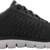Skechers Men's Flex Advantage 2.0 - The Happs Oxford, Charcoal/Orange, 10.5 W US