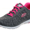 Skechers Women's Flex Appeal 3.0, BKHP, 7.5