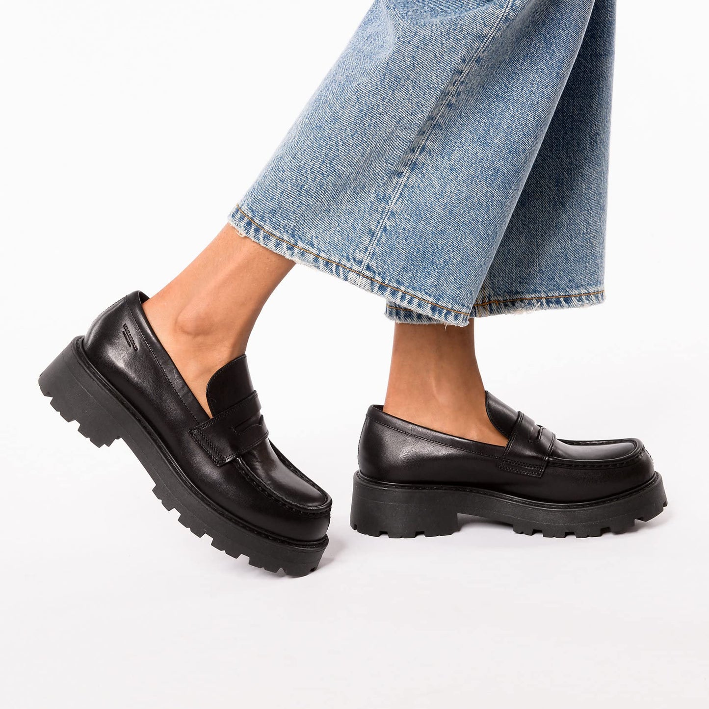 Vagabond Shoemakers Cosmo 2.0 Leather Penny Loafer Black EU 39 (US Women's 9) M