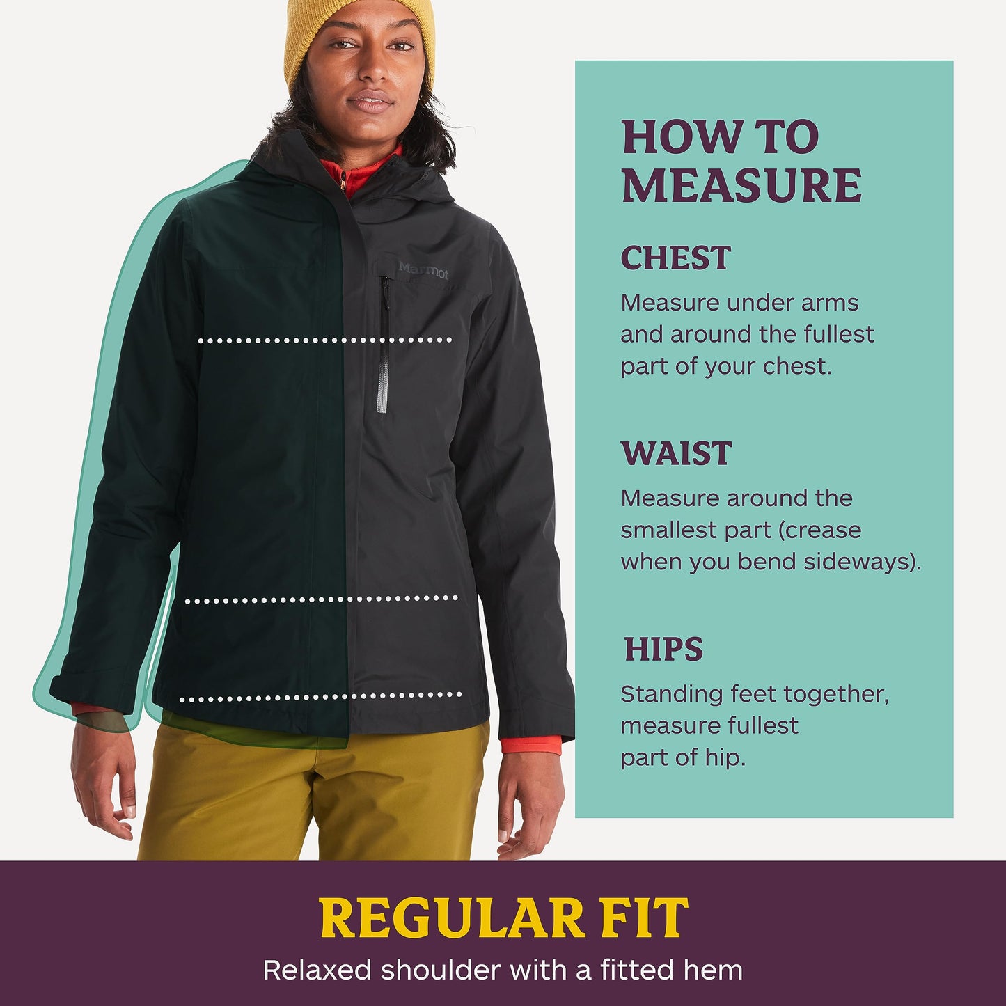 MARMOT Women's Ramble Component Jacket - 3-in-1 Waterproof Shell with Hood and Breathable Polartec Fleece Liner, Grapefruit, X-Large