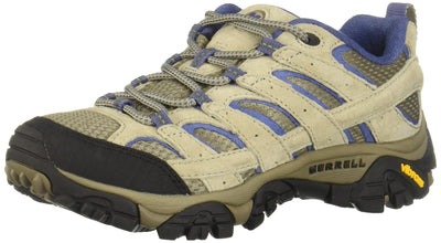 Merrell Women's Moab 2 Vent Hiking Shoe, Aluminum/Marlin, 6 W US