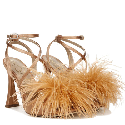 Sam Edelman Layton Heeled Sandal Warm Blush 9 Medium
