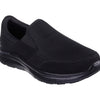 Skechers Men's Skechers Men's Flex Advantage Slip Resistant Sr Mcallen Slip on Work Shoe, Black, 10 Wide