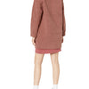 Daily Ritual Women's Teddy Bear Lapel Coat Outerwear, -Dusty Rose, XXL