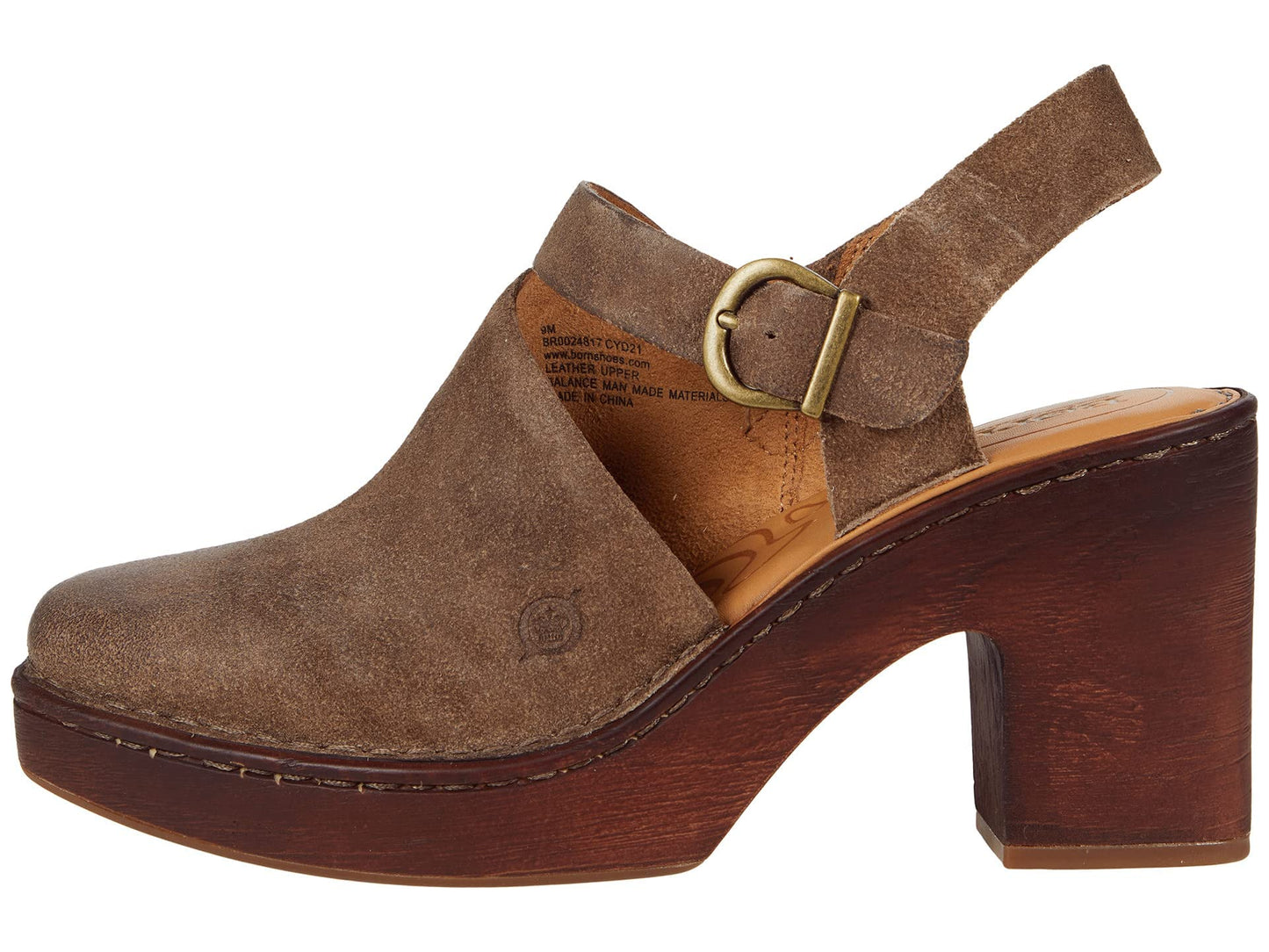 BORN Devlyn Taupe Distressed 9 M (B)