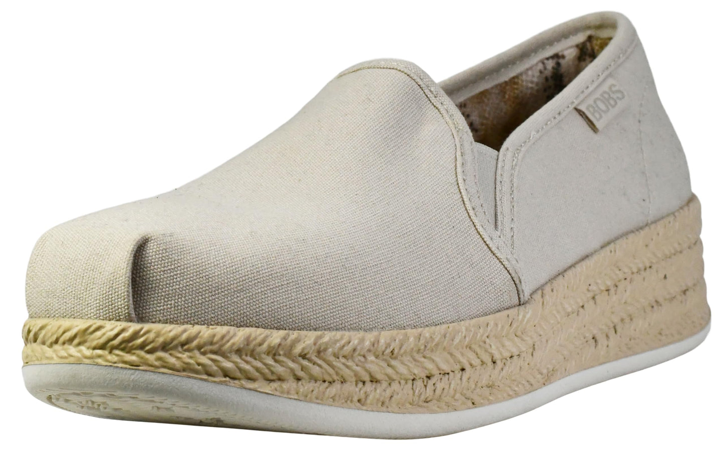 Skechers Women's Urban Highlites Platform Sneaker, Natural, 6 M US
