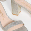 Stuart Weitzman Nudist Curve 75 Block Platino 9.5 B