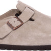 Taupe Suede Boston Clog by Birkenstock
