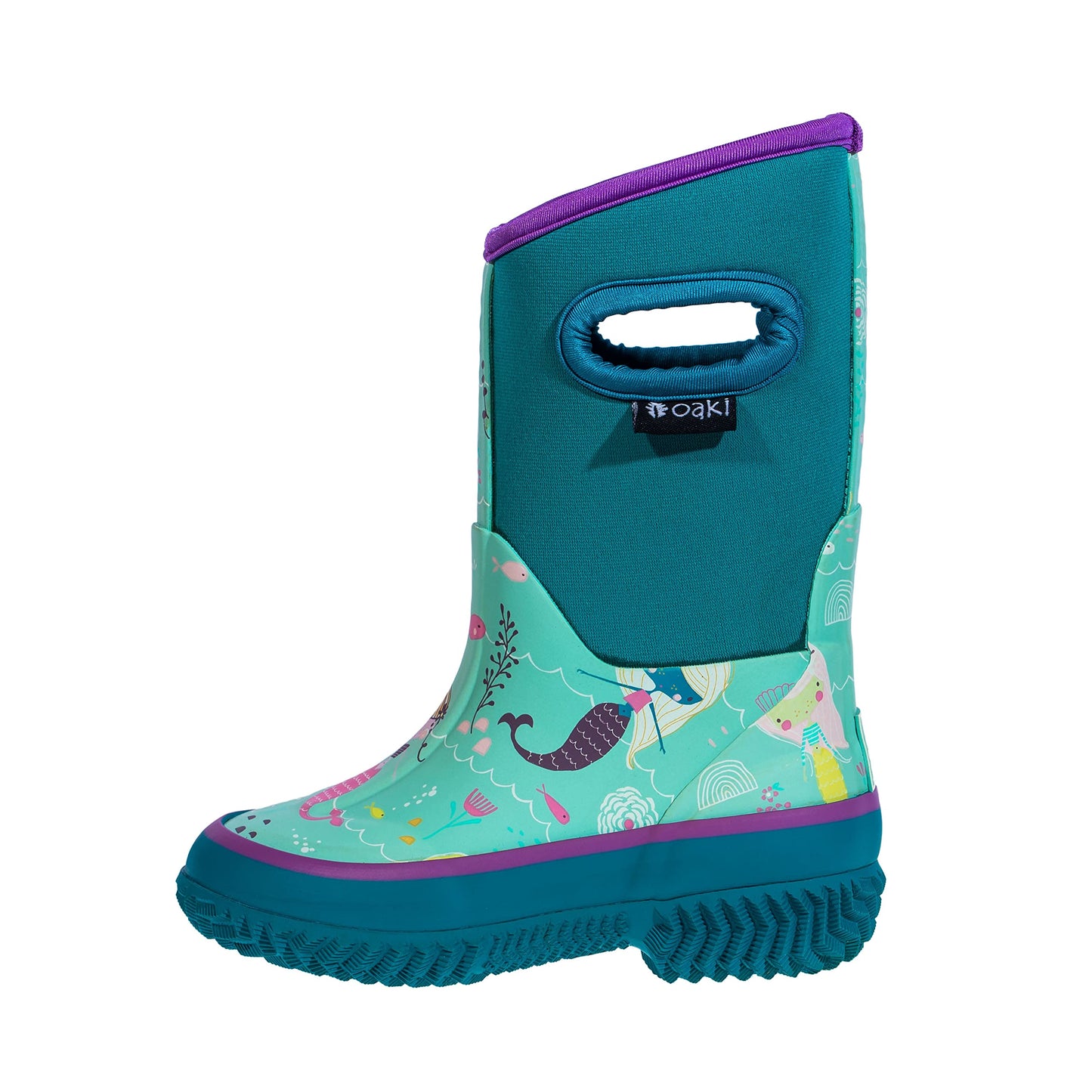OAKI Neoprene Boots, Mermaids 8T