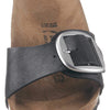 Birkenstock Madrid Big Buckle Mules/Clogs Women Black/Matt Mules Shoes, Licorice, 10/10.5