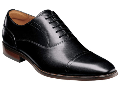 Florsheim Sorrento Cap Toe Oxford Men's Oxford, 13 2E US, Black