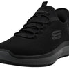 Skechers Men's Summits Colsin Sr Hands Free Slip-Ins Work Shoe, Black/Charcoal, 12 M US