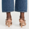 Loeffler Randall Women's Triana Strappy Mid Heel Sandals with Ball, Dune, 6 Medium US