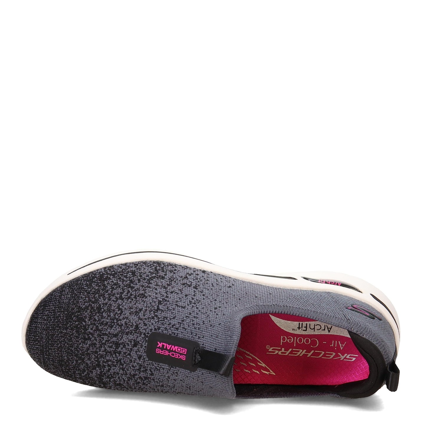 Skechers Go Walk Arch Fit - Lunar Views Black/Hot Pink 7.5 B (M)