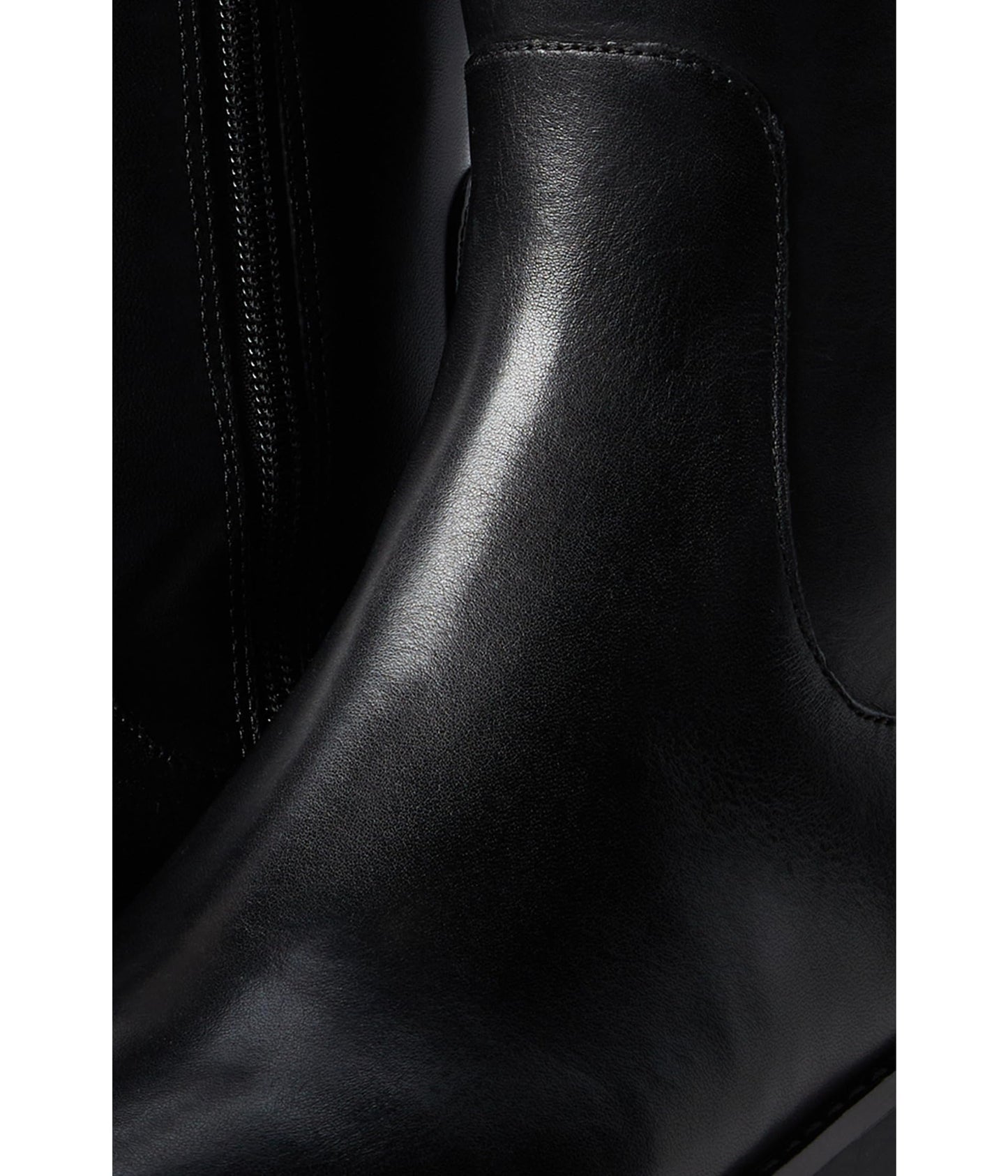 Cole Haan Women's Hampshire Riding Boot Equestrian, Black Leather/Black Suede, 8