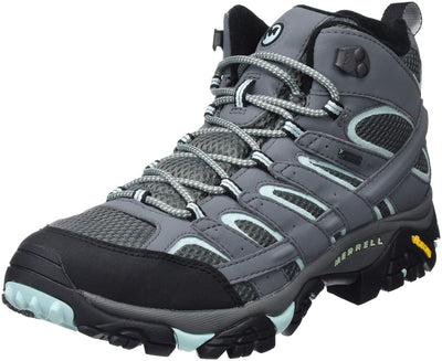 Merrell Women's Moab 2 Mid Gore-tex High Rise Hiking Shoes, Grey (Sedona Sage), 9 UK (43 EU)