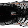 Skechers Men's Afterburn Memory Fit Lace-up Sneaker, Grey/Orange, 9 M US
