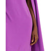 Lauren Ralph Lauren Cape Georgette Cocktail Dress Purple Jasper 2