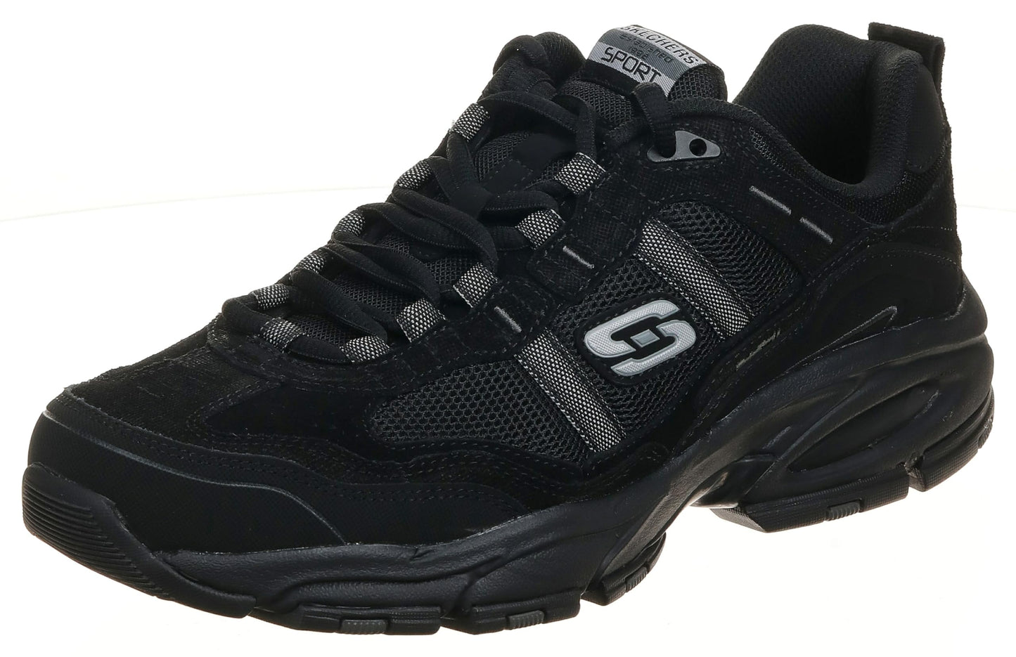 Skechers Sport Men's Vigor 2.0 Trait Memory Foam Sneaker, Black, 10.5 M US
