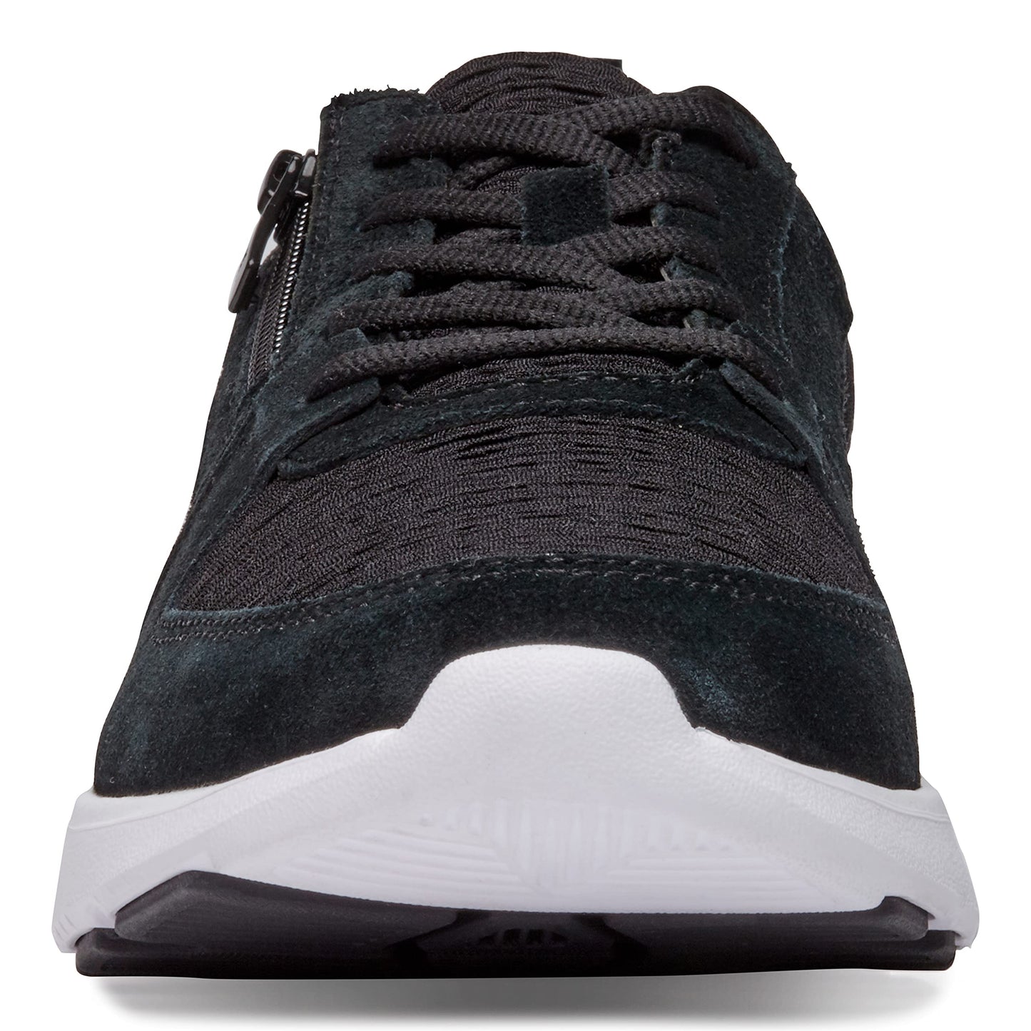 Vionic Women's Delmar Remi Lace-Up Fashion Sneakers- Supportive Walking Shoes That Include Three-Zone Comfort with Orthotic Insole Arch Support, Sneakers for Women Black 8 Medium US