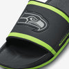 Nike Offcourt (Seattle Seahawks) Slide (DD0545-002, Anthracite/Action Green/Medium Silver) Size 10