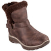 Skechers Women's EASY GOING - DREAMERS MOVE - Hands Free Slip-Ins tall buckle wrap boot, Chocolate, 8.5 M