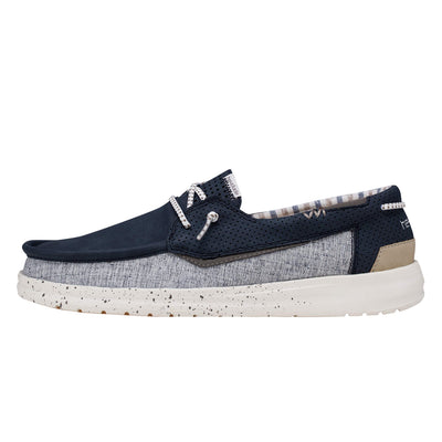 Hey Dude Men's Welsh Ocean, Size 10 | Men’s Loafers | Men’s Slip On Shoes | Comfortable & Light-Weight
