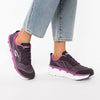 Skechers Women's MAX Cushion - 17690 Shoe, Black/Purple, 10 M US