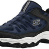 Skechers Men's Afterburn Wonted Memory Fit Slip-On Trainer, Navy, 14 XW US