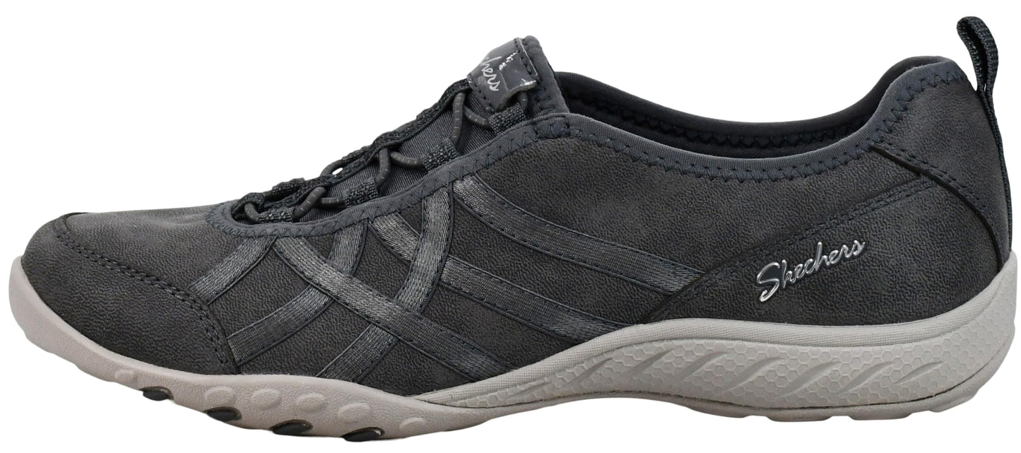 Skechers Women's Breathe Easy Days End Shoes, Charcoal, 8.5