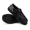 HEYDUDE Men's Wally Funk Back in Black Size 12 | Men’s Shoes | Men's Lace Up Loafers | Comfortable & Light-Weight