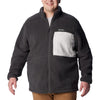 Columbia Men's Mountainside Heavyweight Fleece, Shark, X-Large Black