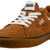 Vans Men's Seldan Sneaker, Suede Gum Brown, 13 M US