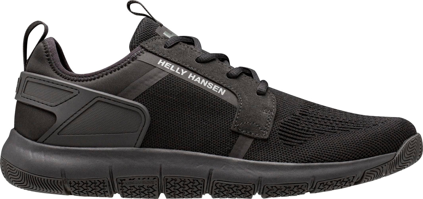 Helly-Hansen Womens Henley Lightweight Breathable Sailing Watersports Shoes, 990 Black/Gunmetal, 8.5