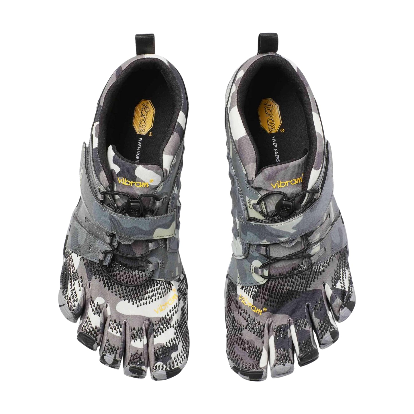 Vibram Men's FiveFingers V-Train 2.0 | Barefoot Cross-Training Shoe for Balance and Stability, Grey/Camo, 40 EU / 8-8.5 US