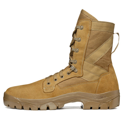 GARMONT TACTICAL Men's T 8 BIFIDA Multi-Terrain Military Tactical Suede Leather Boots, Coyote, 4 Wide