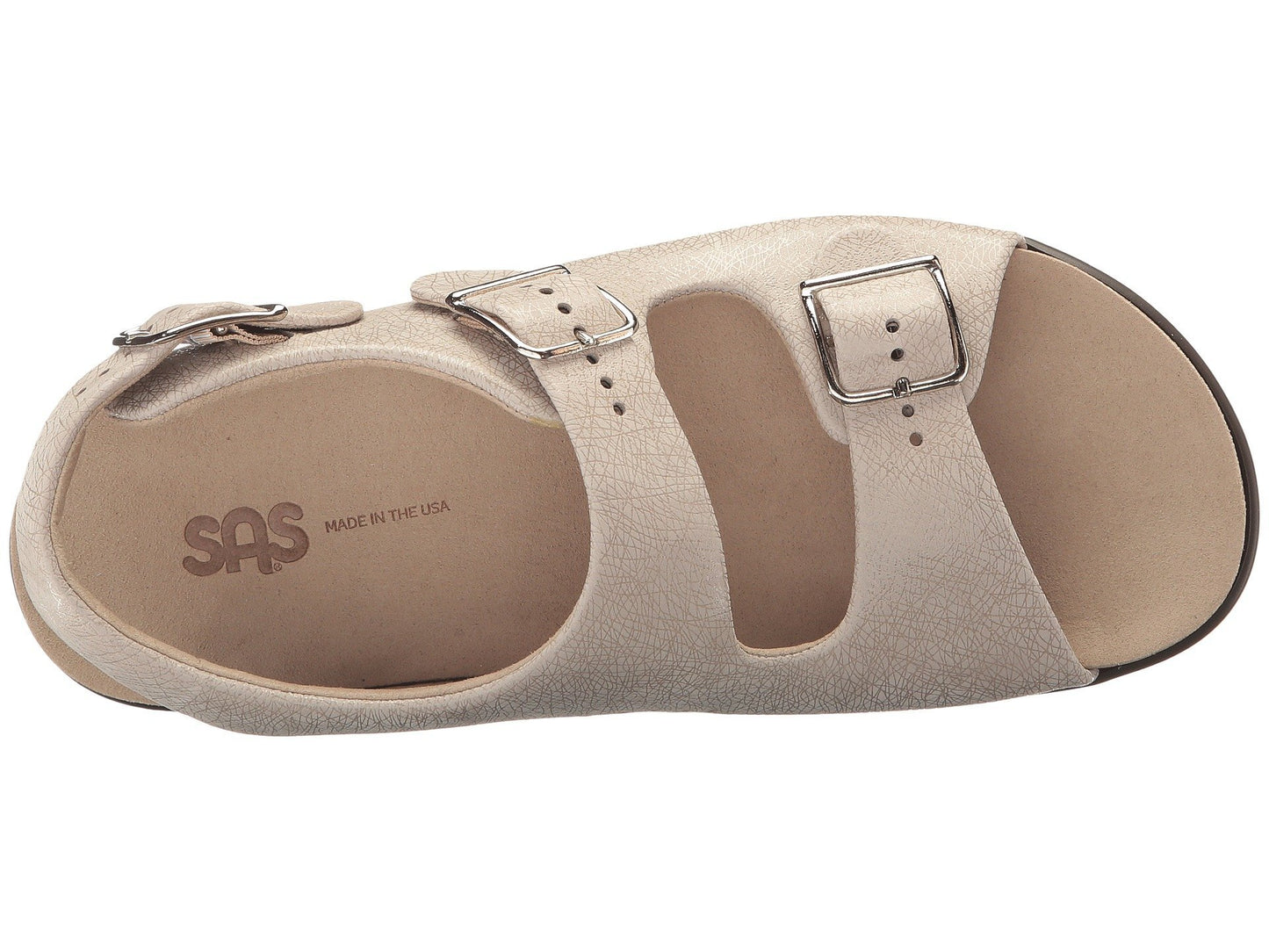 SAS Relaxed Comfort Sandal Web Linen 10.5 W - Wide (C)