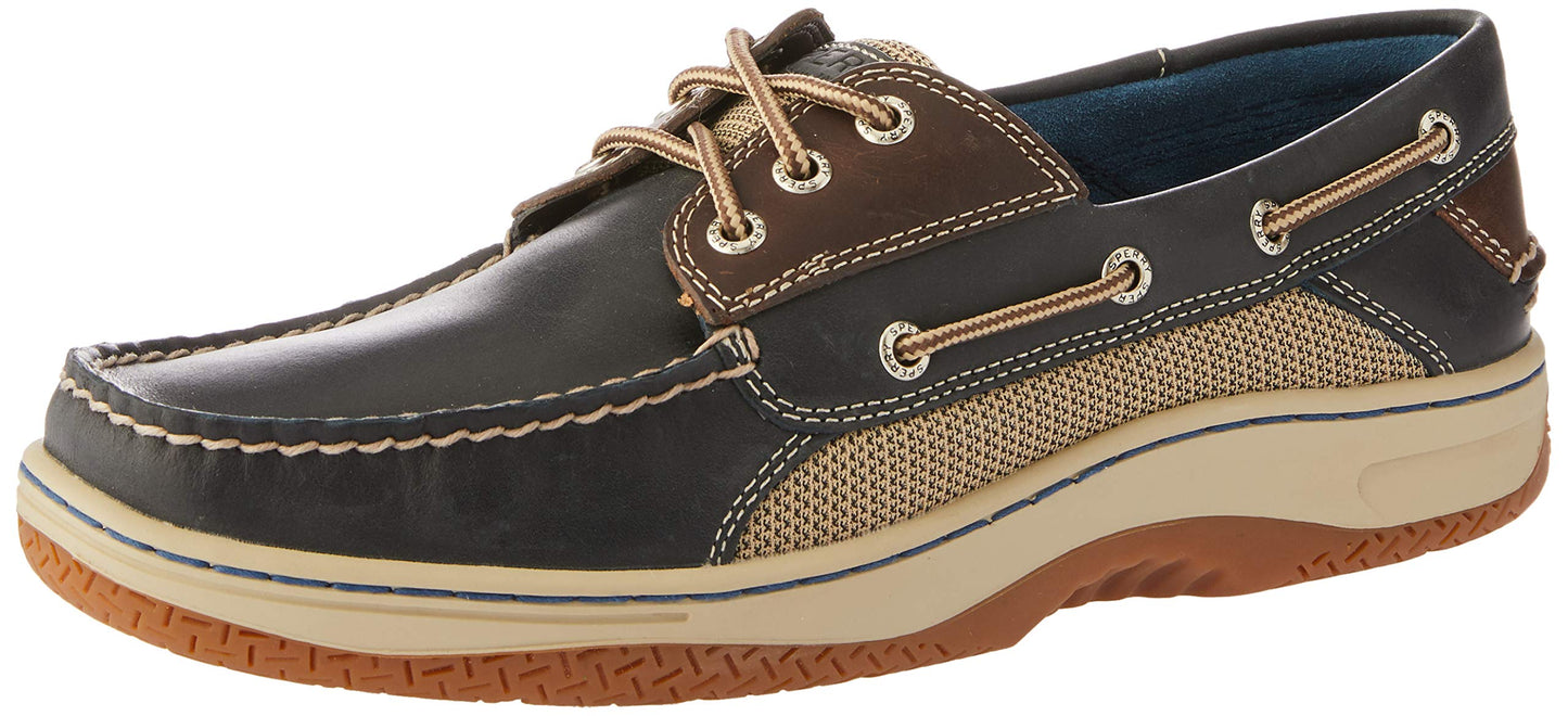 Sperry Men's Billfish 3-eye Boat Shoe Navy/Brown 8.5 M