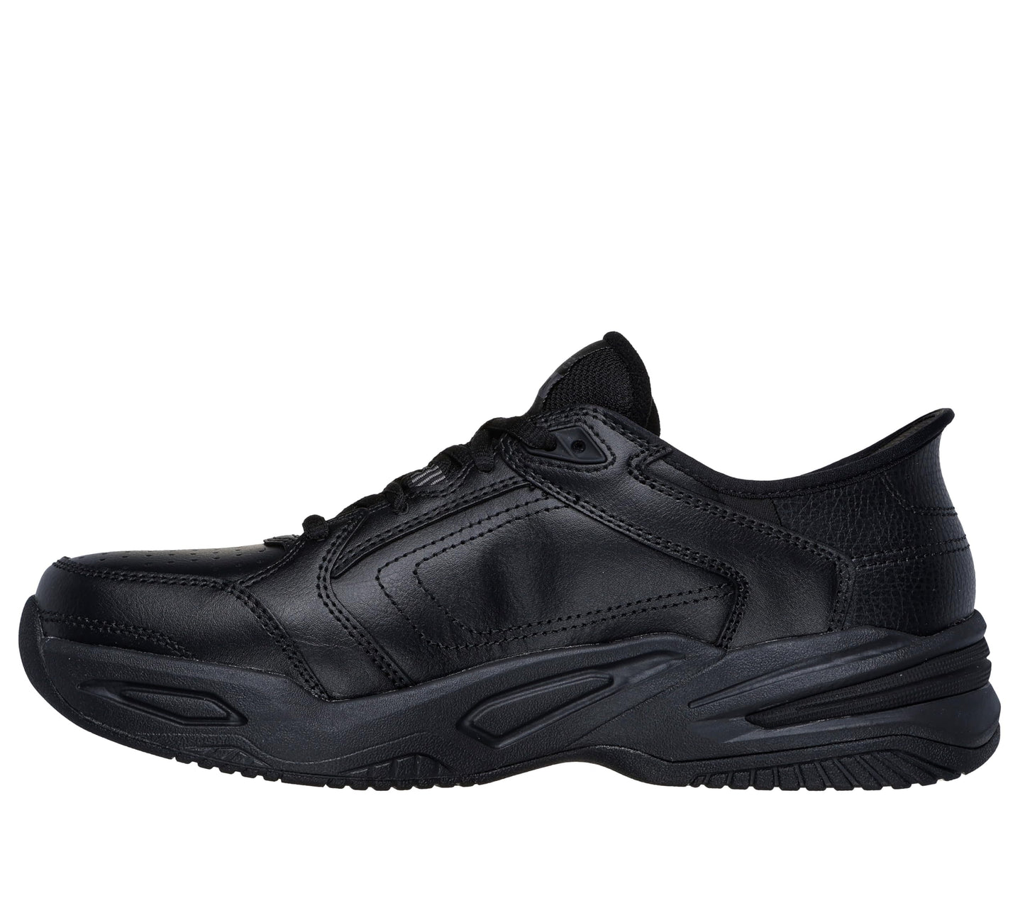 Skechers Men's Durham Hands Free Slip-in Sneaker,Black/Black,15 Extra Wide