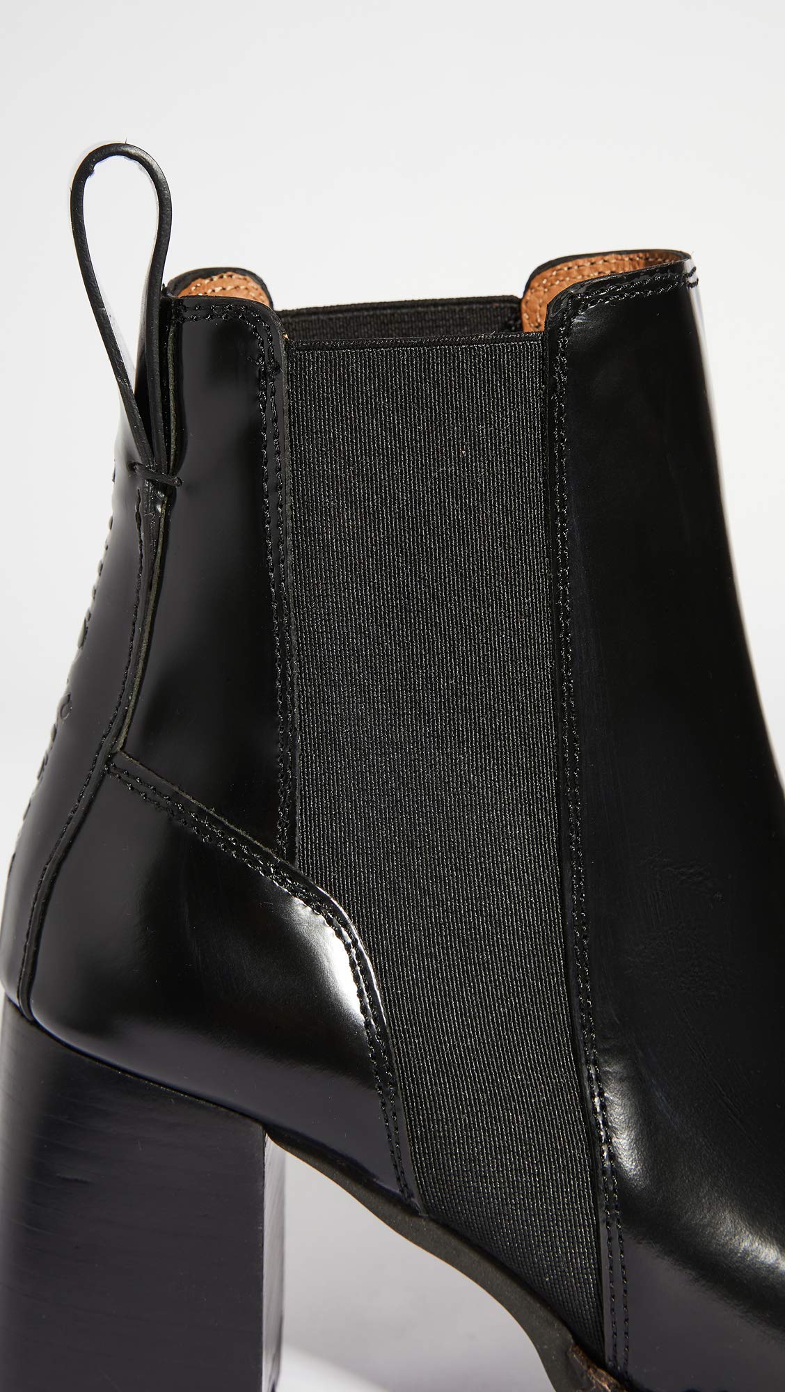 SEE BY Chloé Women's Mallory Lug Sole Boots, Nero, Black, 8.5 Medium US