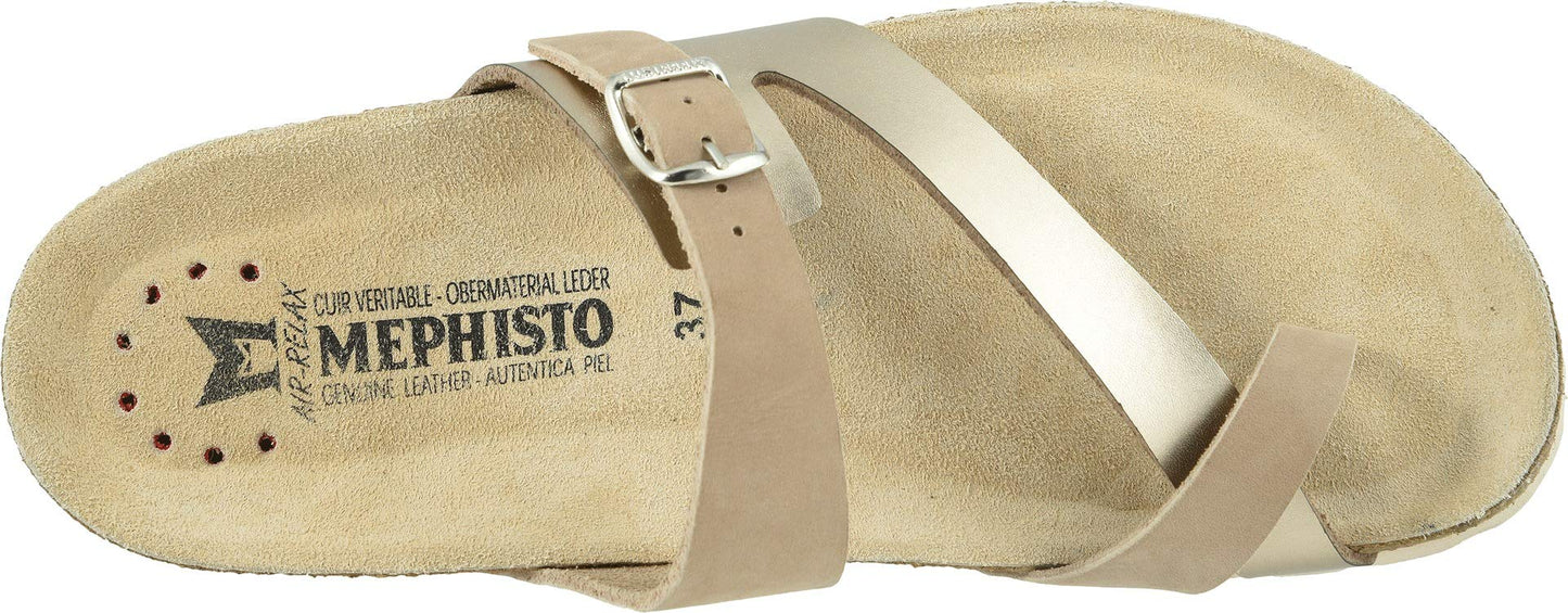 Mephisto Nalia Light Taupe Nubuck/Platinum Star EU 41 (US Women's 11) B (M)