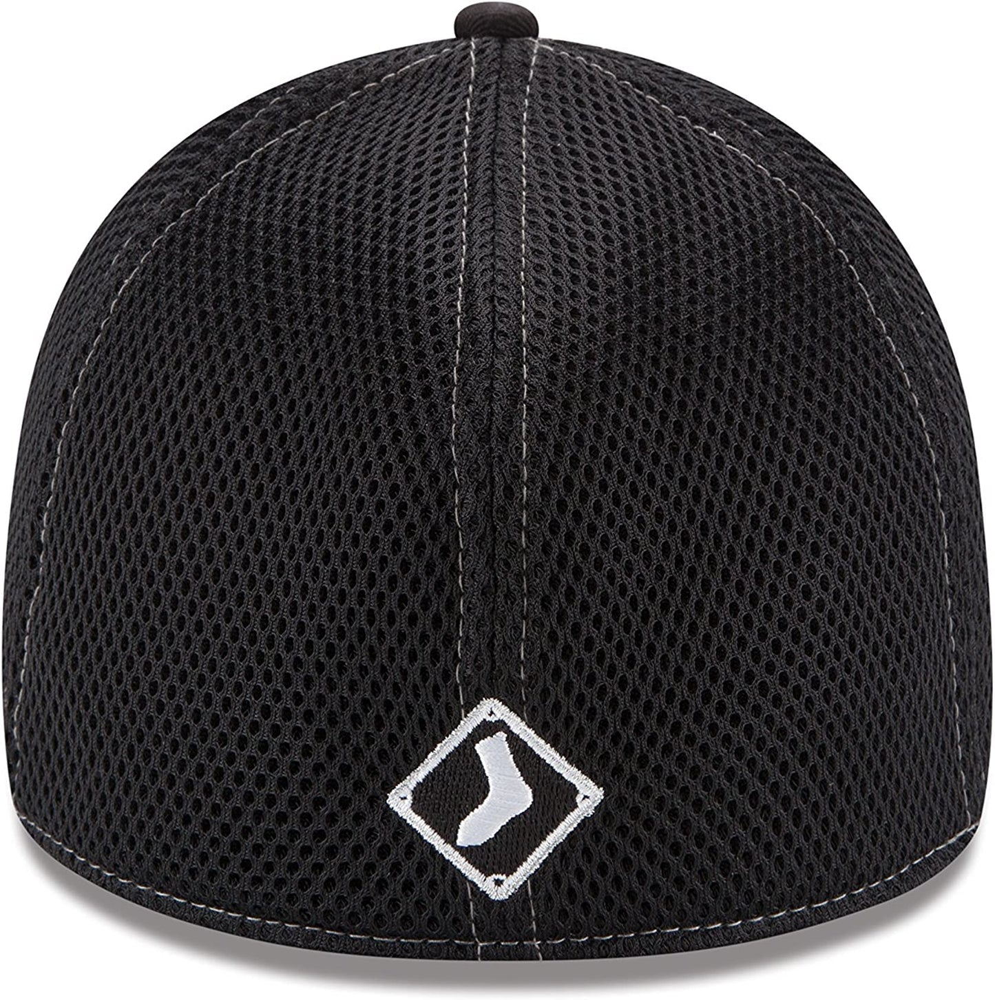 New Era MLB Neo Team Color 39Thirty Stretch Flex Fit Hat Cap (as1, Alpha, m, l, Chicago White Sox Black)