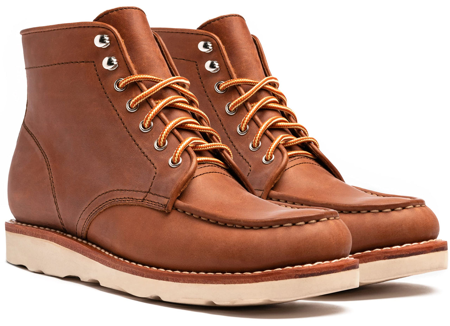 Thursday Boot Company Men's Diplomat Moc Toe Leather Boot, Harvest, 14